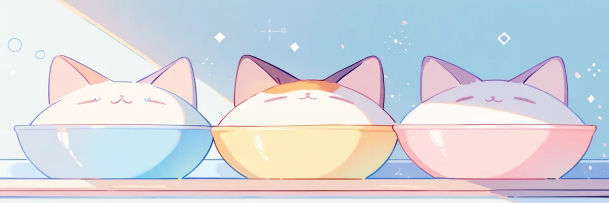 猫の食事回数の目安のイメージ