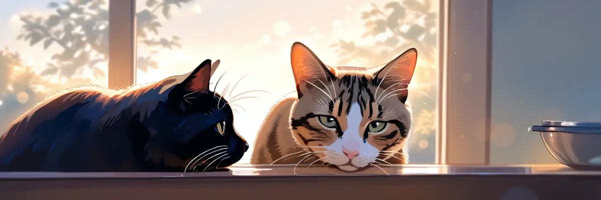 猫がなかなか自動給餌器に慣れないことがあるのイメージ
