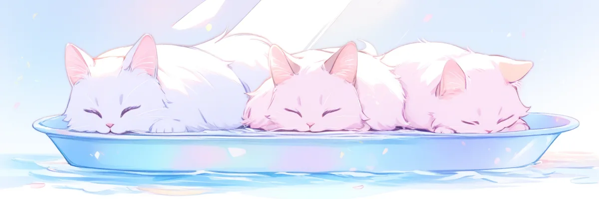 外で暮らす猫たちの暑さ対策のイメージ