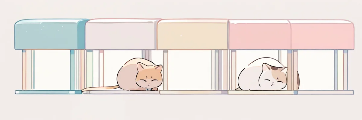 外で暮らす猫たちの防災のイメージ